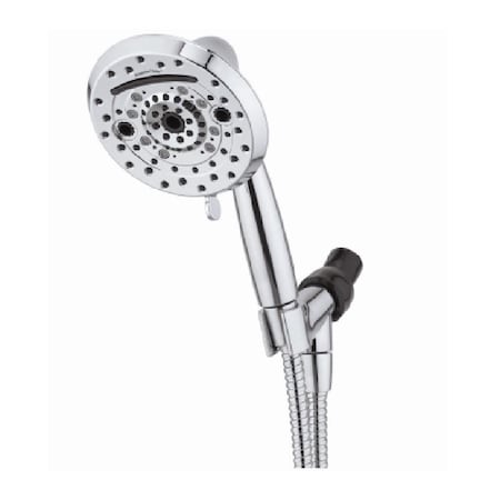 Betterbeds 5 in. 1.8GPM Amp Chrome Hand Shower Head BE3244604